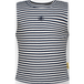 Vingino Girls Basic-crop Rib Top Stripe Top Dark Blue Taille: 6