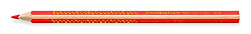 STAEDTLER 1284-2 Tricki Dicki kleurstift jumbo, ergonomische driehoekige vorm, 12 stuks in kartonnen etui, rood
