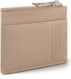Lazarotti Bologna Leather Zip Etui 4 Card Slots Kaarthouder - Bruin