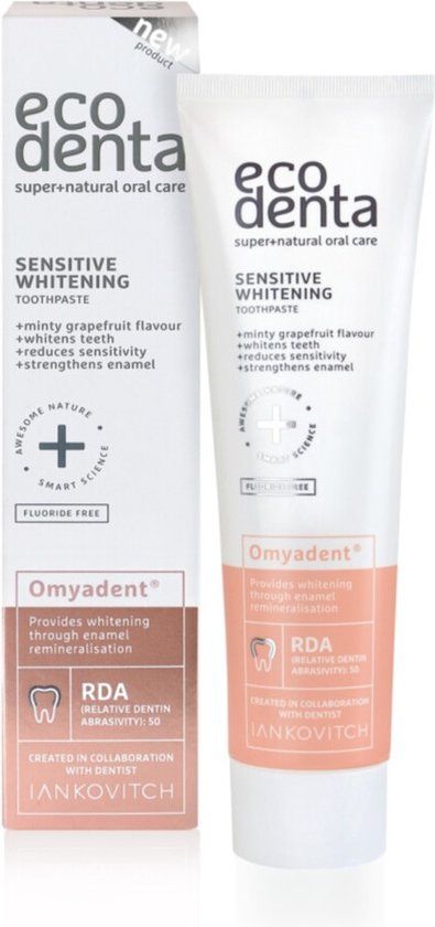 Ecodenta Tandpasta Whitening Sensitive - 100 ml