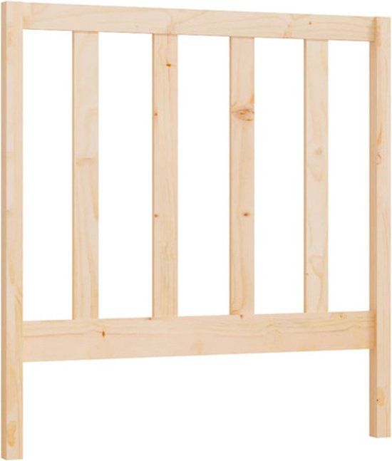 vidaXL Hoofdbord 81x4x100 cm massief grenenhout