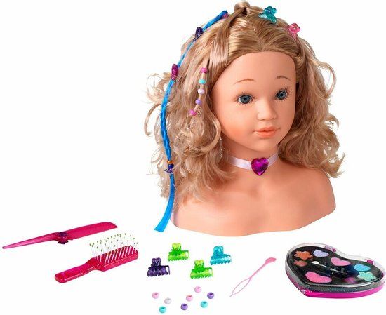Klein Toys Princess Coralie Make-up en Hairstylinghoofd "Sophia" - Multicolor