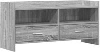 vidaXL TV-kast 100 x 33 x 47 cm Grijs Sonoma Bewerkt hout