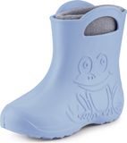 Ladeheid LA-CA-FrogWinter Kinder Regenlaarzen - Rubber - met Binnenschoen - EVA - Wasbare Binnenschoen - Lichtblauw - 32/33