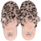 Apollo Instap sloffen/pantoffels - poes - 31/32 - kind - roze panterprint