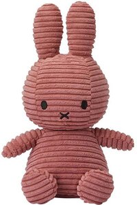 Nijntje Zittend Corduroy Dusty Rose - 23 cm