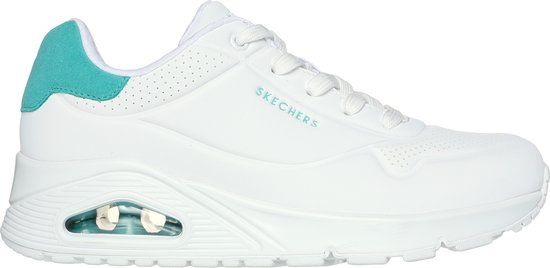 Skechers Uno - Pop Back Dames Sneakers - Wit - Maat 37 - 0197627486789