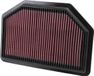 K&N vervangingsfilter passend voor Hyundai Genesis Coupe 3.8 2013-2016 (33-2481)