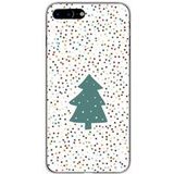 1001 coques Apple iPhone 7 Plus kerstboom siliconen hoesje
