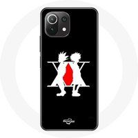 Maniacase Hoesje voor Xiaomi Mi 11 Lite Hunter x Hunter Manga Logo Zwart