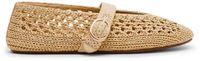 Steve Madden Dames ballerina's Alara Beige Textiel Maat 37
