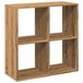 VidaXL Kamerscherm / Boekenkast 69,5x29x69,5 cm Hout Artisanaal Eiken
