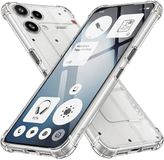 Techsuit Hoesje geschikt voor Nothing Phone (3a) Lite - Shockproof Silicone Back Cover - Transparant