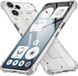 Techsuit Hoesje geschikt voor Nothing Phone (3a) Lite - Shockproof Silicone Back Cover - Transparant