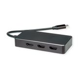 VALUE Multi-Display Adapter USB Type C - 3x HDMI