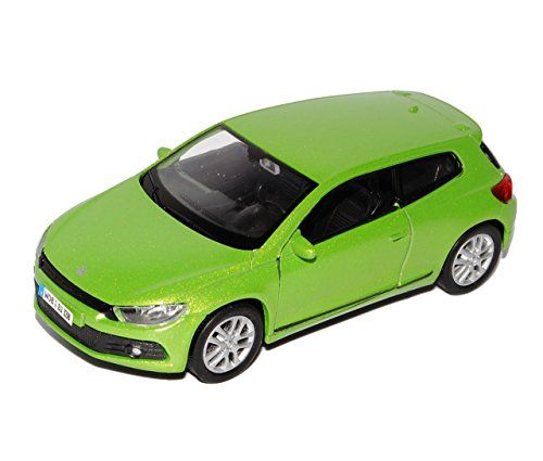 Welly Volkwagen Scirocco Coupe groen 3e generatie type 13 vanaf 2008 ca 1/43 1/36-1/46 model auto