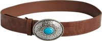 PIECES - PCMAJA JEANS BELT KCA - Riem - Vrouwen - Polyester - Chicory Coffee