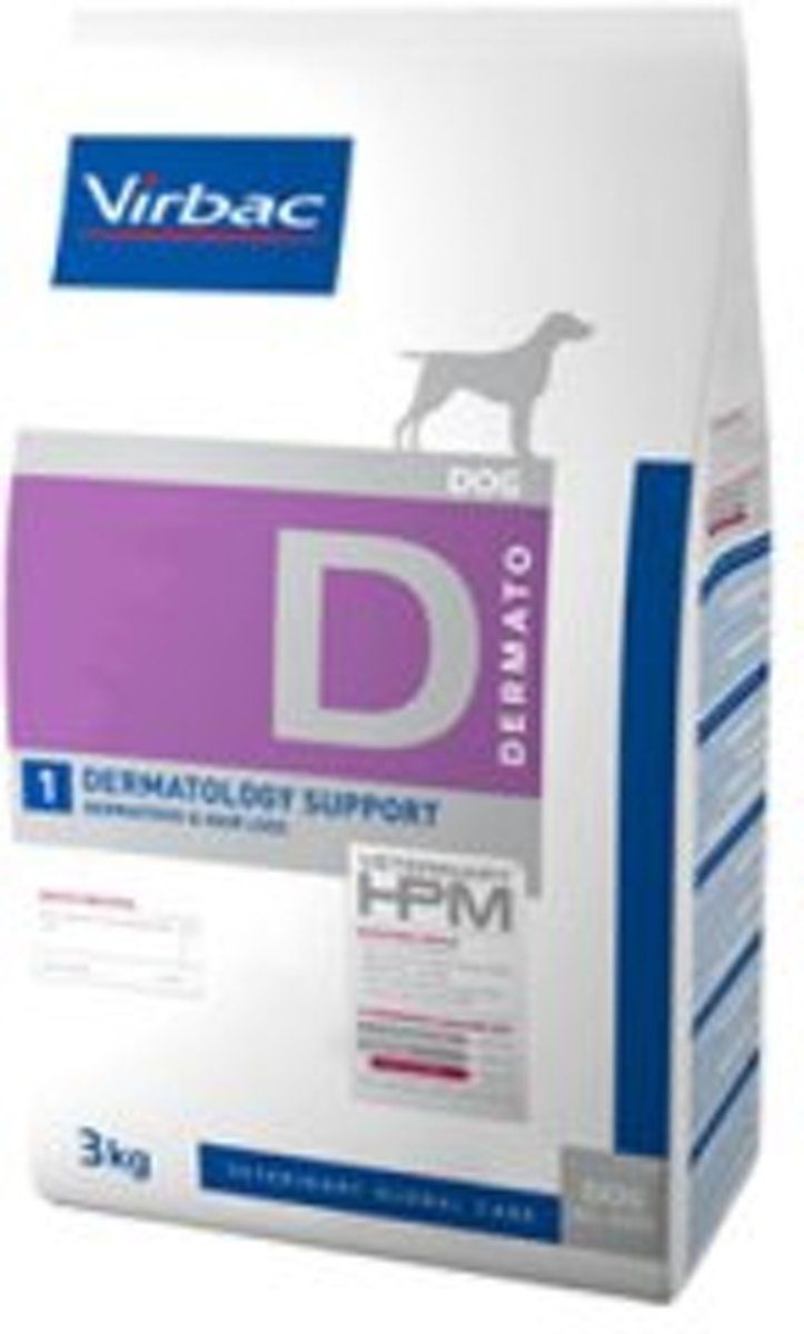 Virbac HPM Canine Dermatology Support D1 12 kg