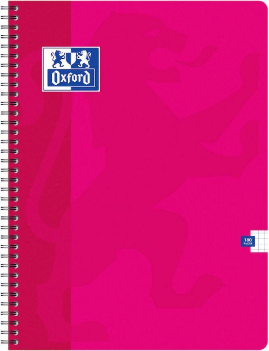 Oxford 100103050 schrijfblok & schrift Roze, Oranje, Blauw