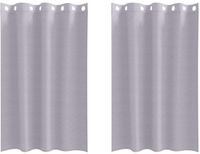 vidaXL Blackout Gordijnen met Ringen 2 st Metaalgrijs 175 x 140 cm