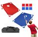 Ensemble de Cornhole portable avec 6 sacs de haricots et plateau de jeu pliable