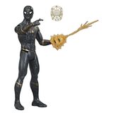 Marvel Spider-Man Figurine Noir, Or Plastique 15,2 cm
