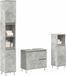 Maison Exclusive - Ensemble de meubles de salle de bain 3 pièces gris béton
