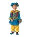 Circus 641150-M clown-kostuum, gestippeld, blauw, 5-7 jaar, Blauw