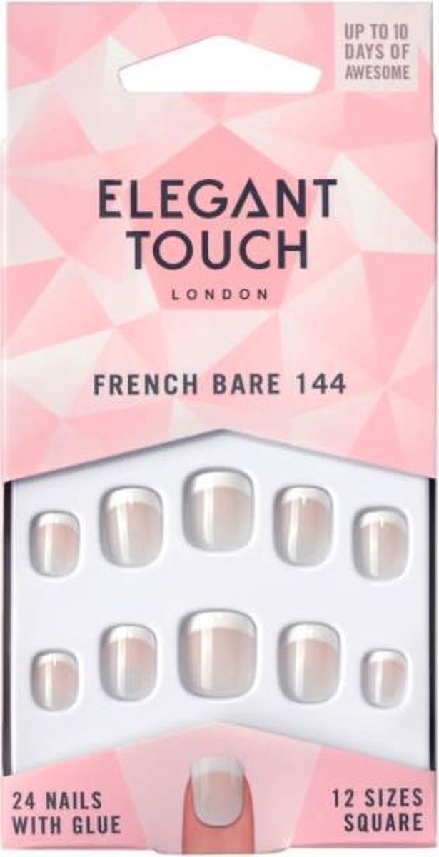 Elegant Touch Natural French Bare 144 Xs