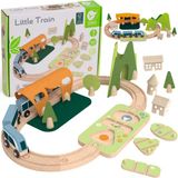 Classic World Houten Treinbaan Speelset - 40-delig - Educatief Speelgoed