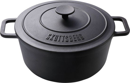 Skottsberg Cast Iron Pot, 28 cm diameter, 5.5 litres, cast iron
