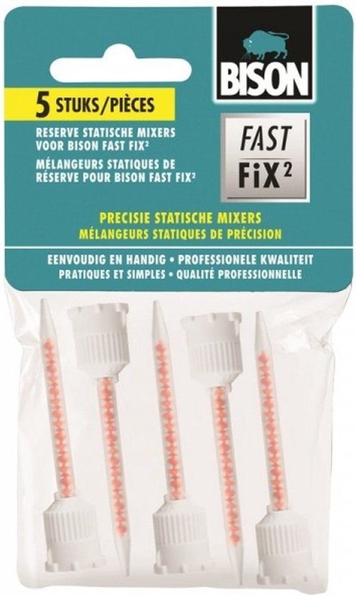 Bison reserve mixers voor fast fix - 5 stuks