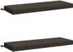 vidaXL - Coussin de banc - SOEST - 2 pièces - 100% Polyester - Anthracite - 100 x 40 x 8 cm
