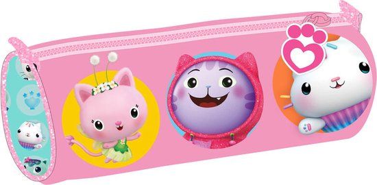 Gabby's Poppenhuis Gabby's Dollhouse Teken Etui voor kinderen - 22 CM - Roze - Gabby's Poppenhuis