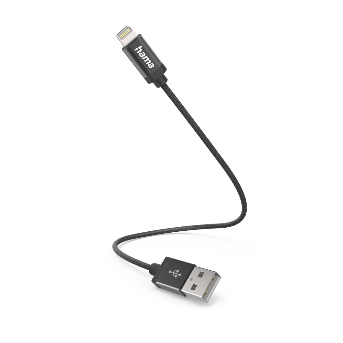 Hama Lightning Cable - 0.2m - Black