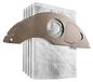 eCraft Poches filtrantes en tissu non tissé, lot de 5, pour eCraft APL-1430, capacité 30 litres