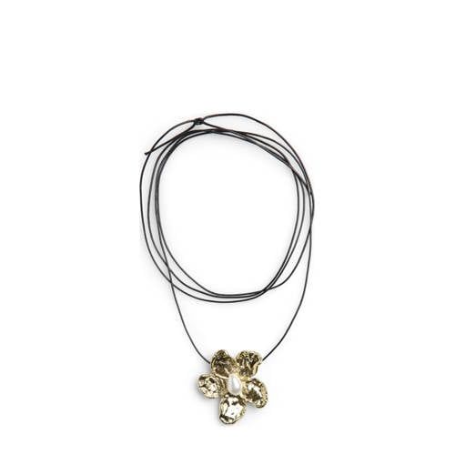 PIECES choker ketting PCSANDRA goudkleurig