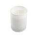 Homea 6BPV092BC kaarsen, glas, wit, klein