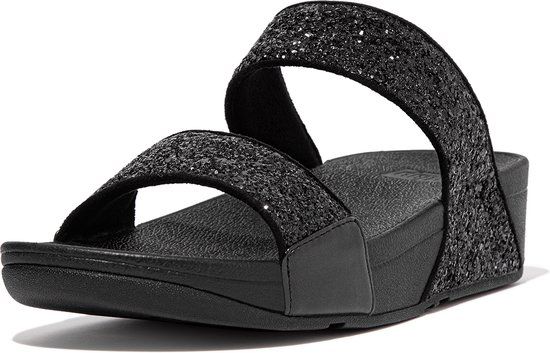 FitFlop Lulu Glitter ZWART - Maat 38