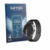 Savvies - Screenprotector voor Mopuea Smartwatch 1.55" - Folie Beschermfolie transparant volledig dekking 4 Stuks