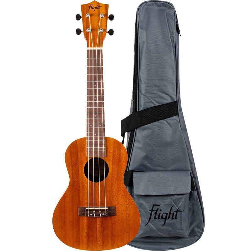 Flight Natural Series NUC250 Acacia Concert Ukulele with Gigbag