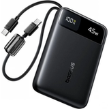 Baseus EnerFill FC11 Batterie externe, 10000mAh, 45W, QC + PD, 1x USB-A - 3x USB-C, Noir E0031000
