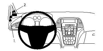 Brodit ProClip - Buick Verano 12 (For USA) / Opel Astra 10-12 (For Europe) - Zwart