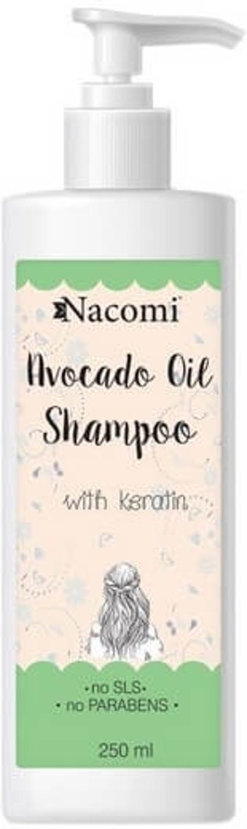 Nacomi Avocado Oil Shampoo with keratin 250ml