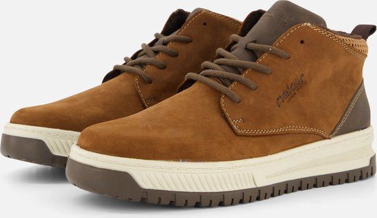 Rieker Veterboots cognac Nubuck - Maat 40