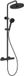 Ideal Standard Ceratherm T25+ Doucheset met thermostaat, diameter 26 cm, 2 jets, zijde zwart A8497XG