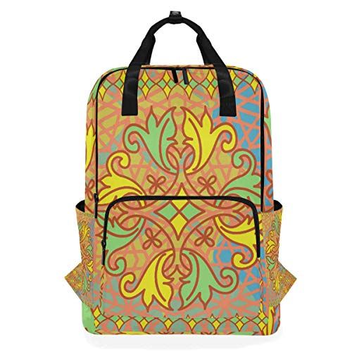 MONTOJ Travel Rugzak Bloemen Patroon School Rugzak - 4793866826858