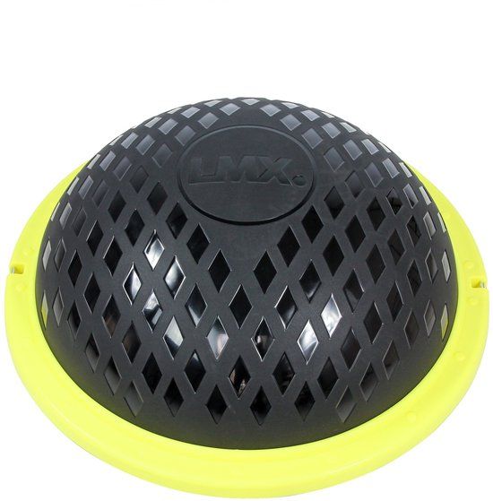 Lifemaxx LMx Balance dome - Ø 60 cm - zwart geel - 22 cm hoog - max. 120 kg