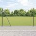 Clôture de jardin gris 1,4 x 10 m acier et PVC 767485