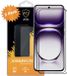MobyDefend 2-Pack MobyDefend Screenprotectors - Geschikt voor Oppo Reno12 Pro - Screensaver Met Zwarte Randen - Gehard Glas